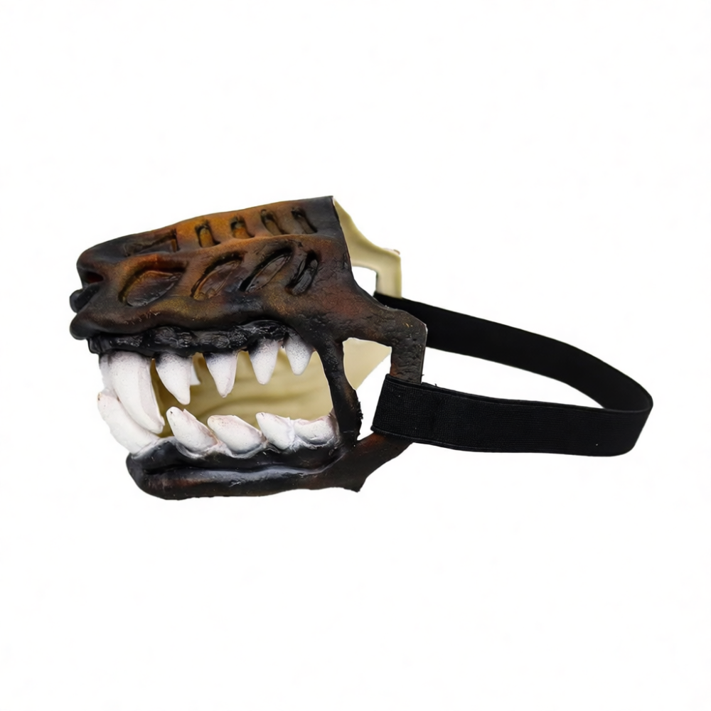 Teeth Whitening Mask - Funny Pet Dinosaur Mask Halloween Latex