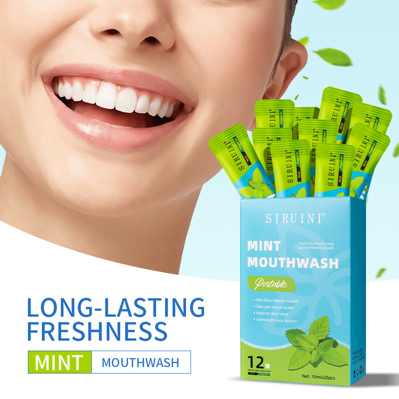 Whitening Mouthwash - 20 PCS Disposable Mouthwash Non Alcohol