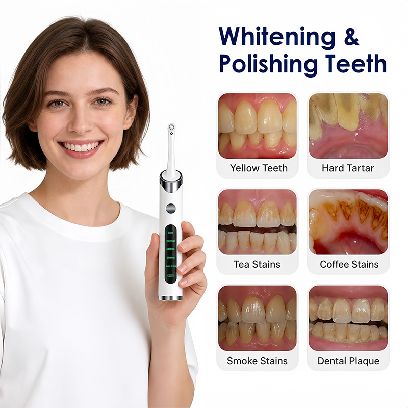 Teeth Whitening Led Kit - Tooth Polisher Teeth Whitening Kit for
