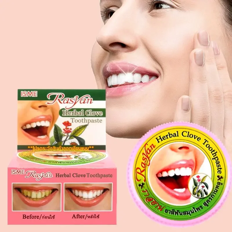 Teeth Whitening Co - Thai Clove/coconut Tooth Powder Rasyan Removal