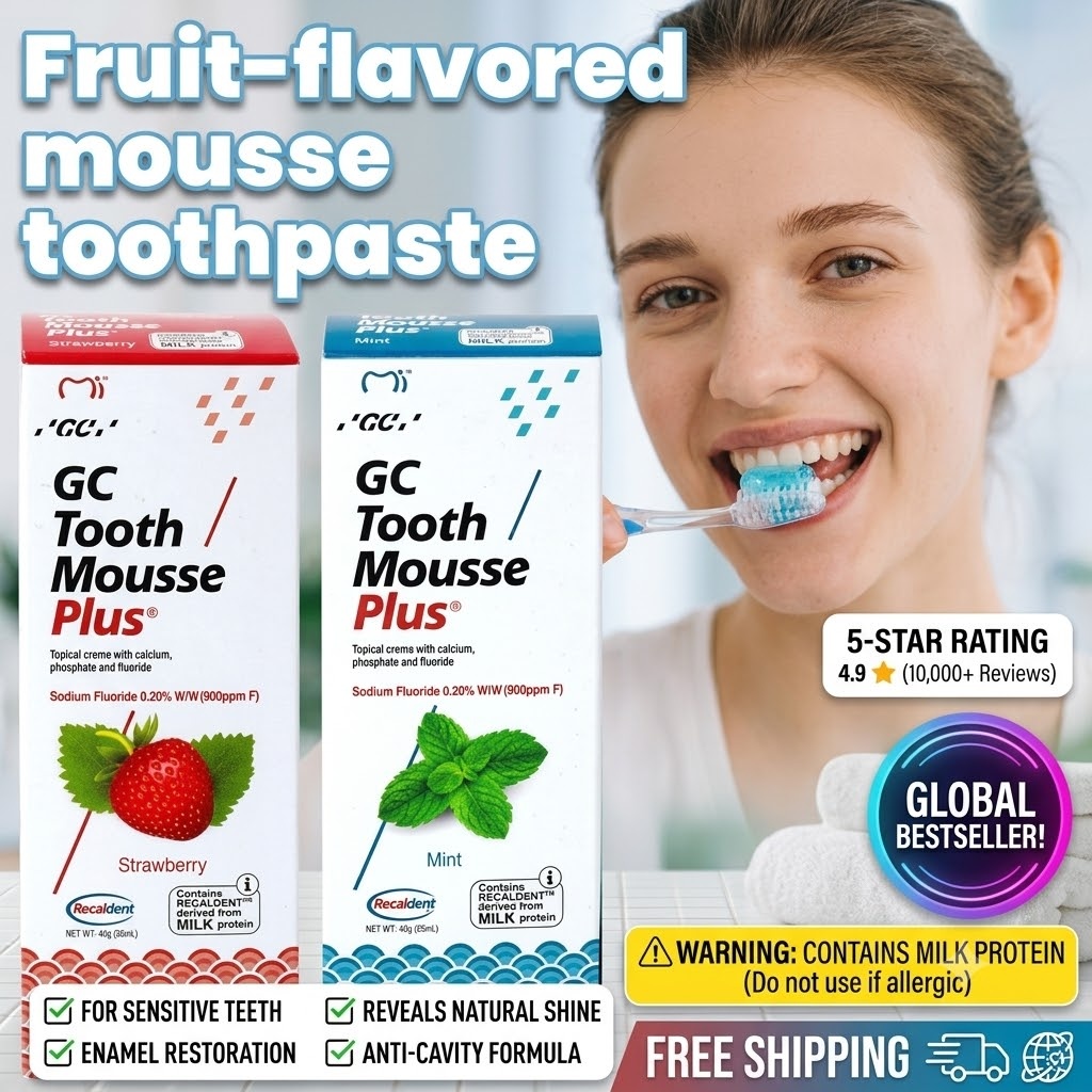 50g GC Fruit Flavor Mousse Too - огляд і ціна Teeth Whitening Mousse