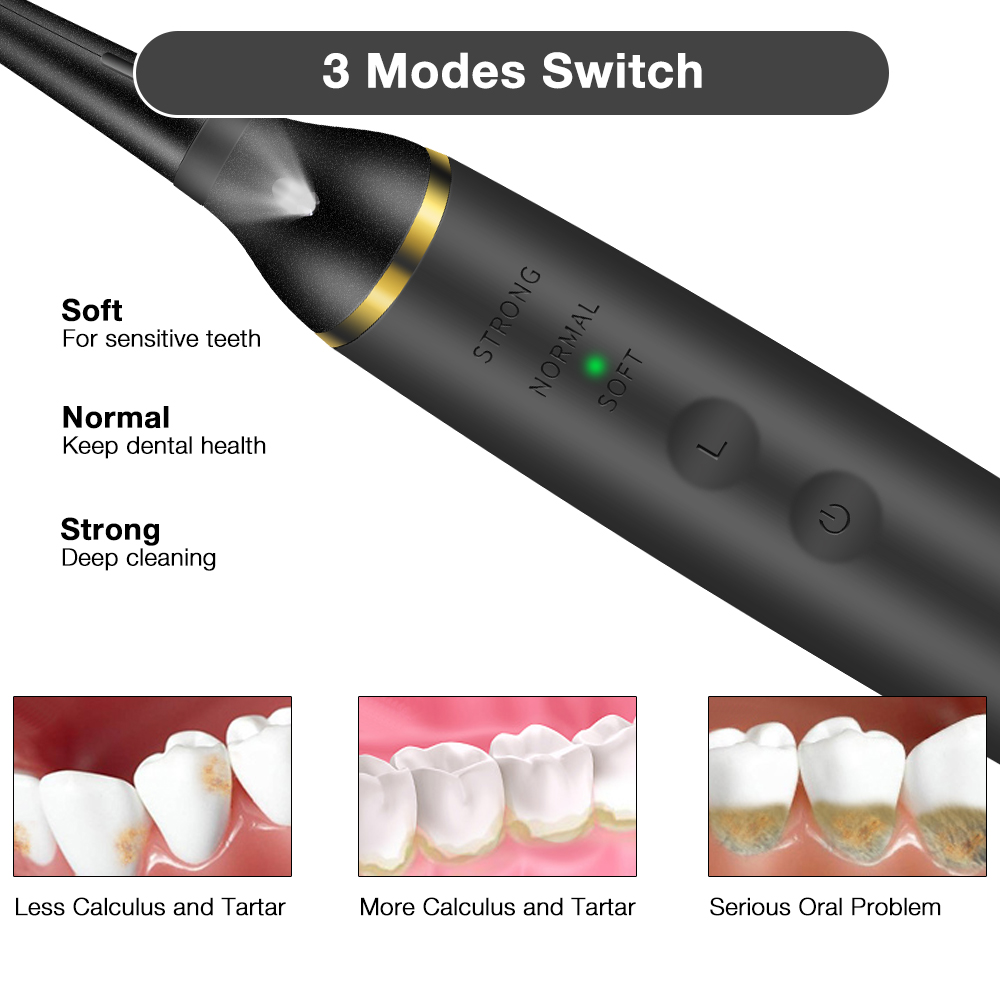 Electric Sonic Dental Calculus - огляд і ціна Teeth Whitening Led Kit