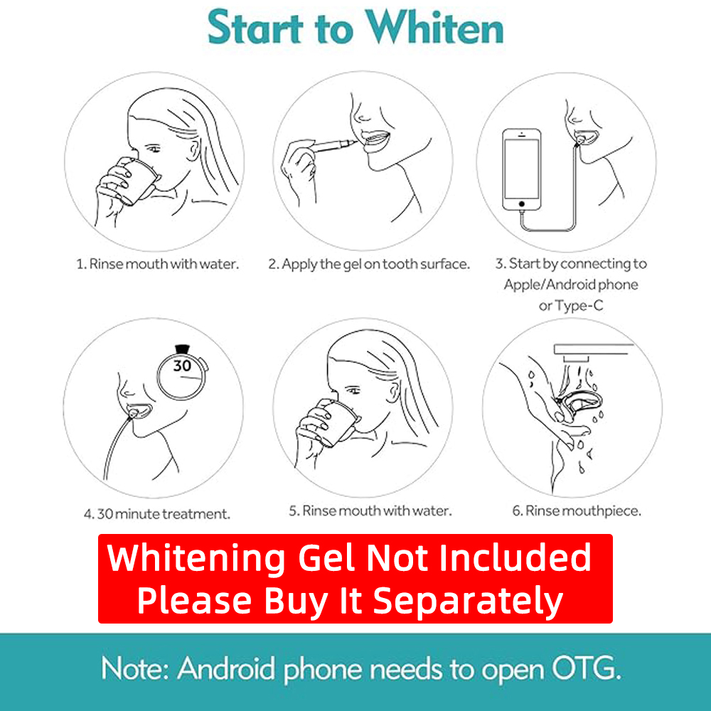 Vaclav Teeth Whitening Light K - огляд і ціна Teeth Whitening Led Kit