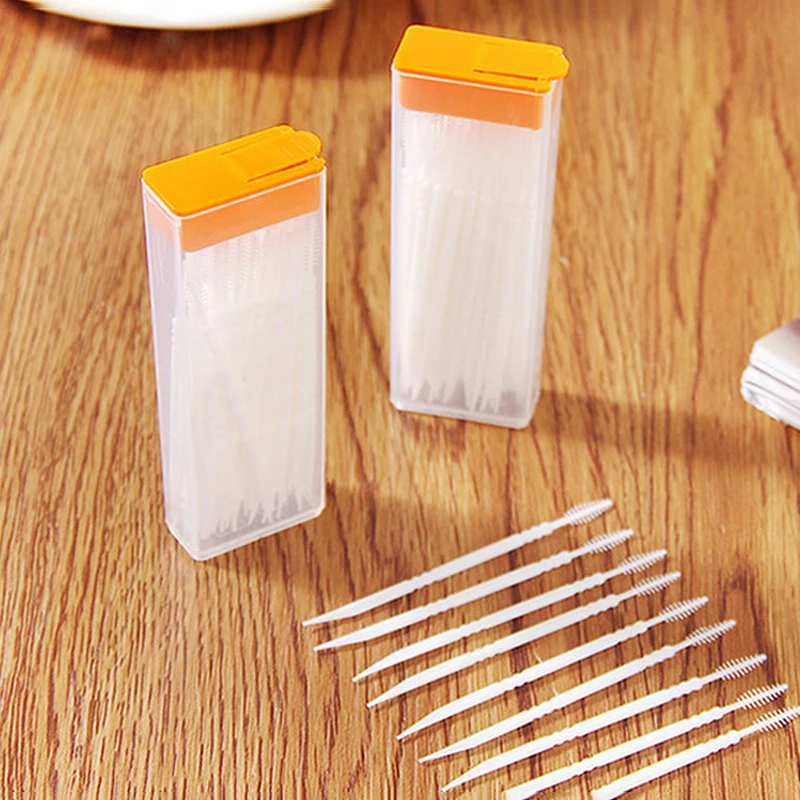 50Pcs/Box Oral Care Disposable - огляд і ціна Dental Floss Picks