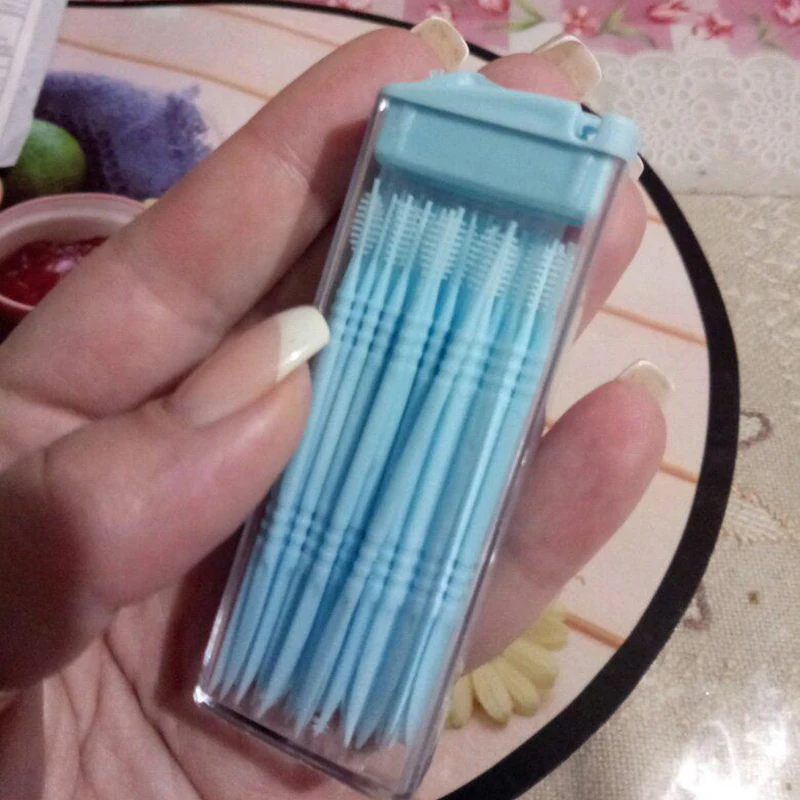 50Pcs/Box Oral Care Disposable - огляд і ціна Dental Floss Picks