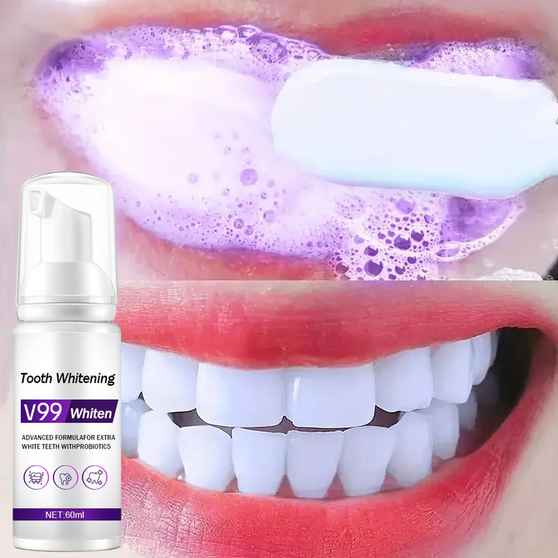 Mousse V99 Toothpaste Teeth Cl - огляд і ціна Teeth Whitening Mousse