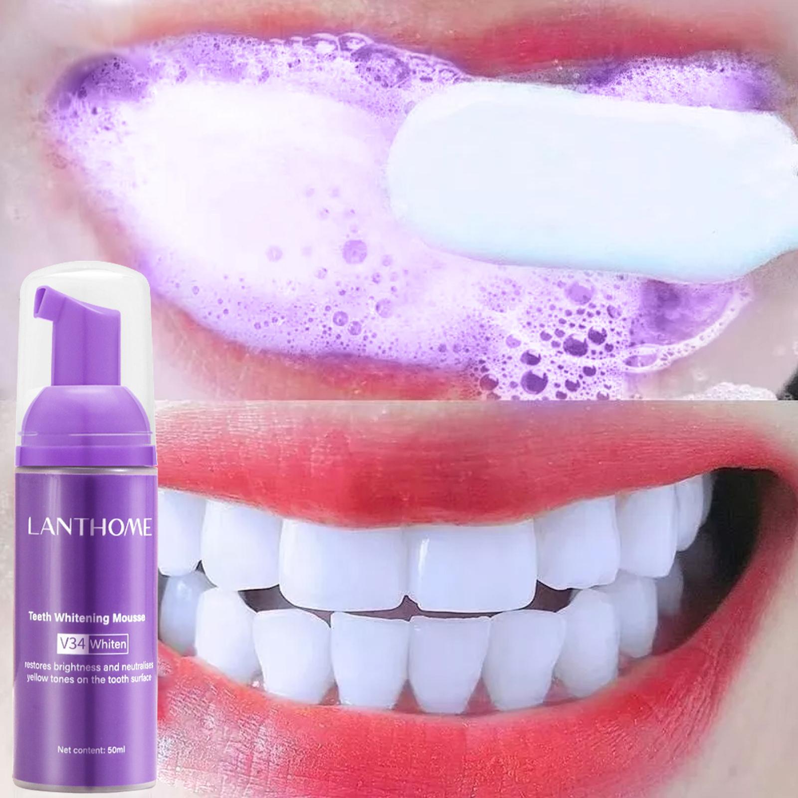 V34 Mousse Teeth Cleaning Toot - огляд і ціна Teeth Whitening Mousse