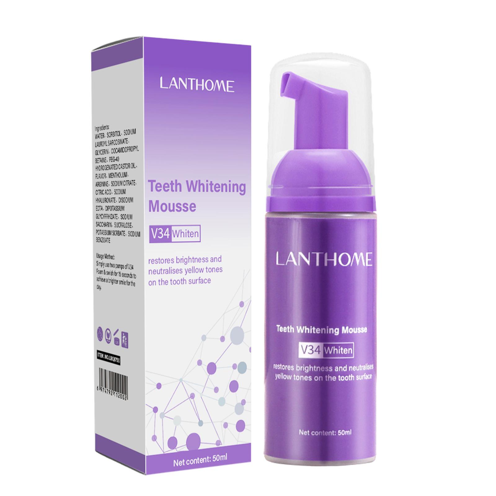 V34 Mousse Teeth Cleaning Toot - огляд і ціна Teeth Whitening Mousse