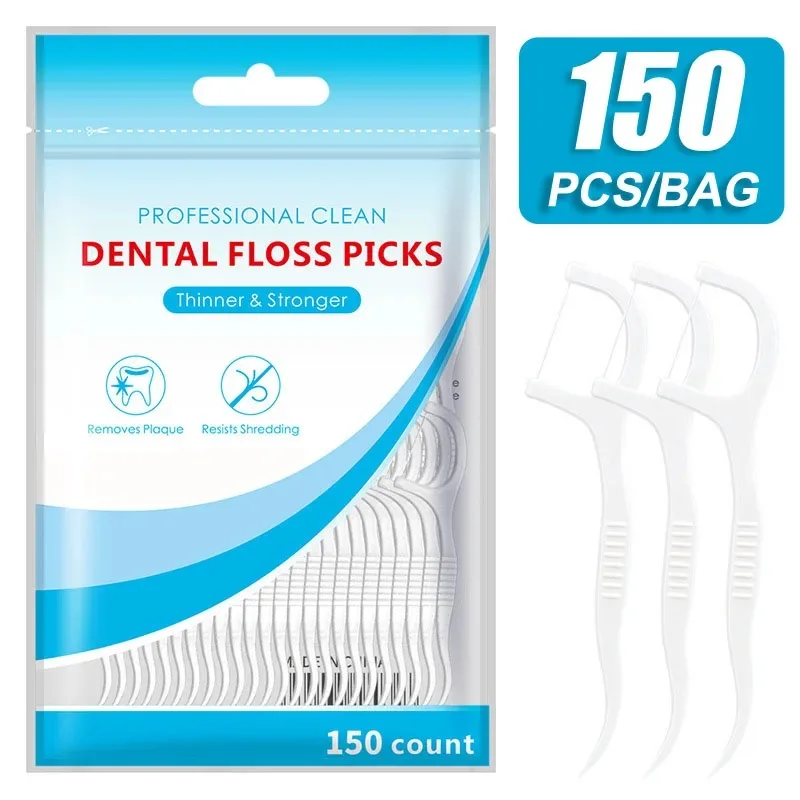 150pcs Dental Floss Flosser Pi - огляд і ціна Dental Floss Picks