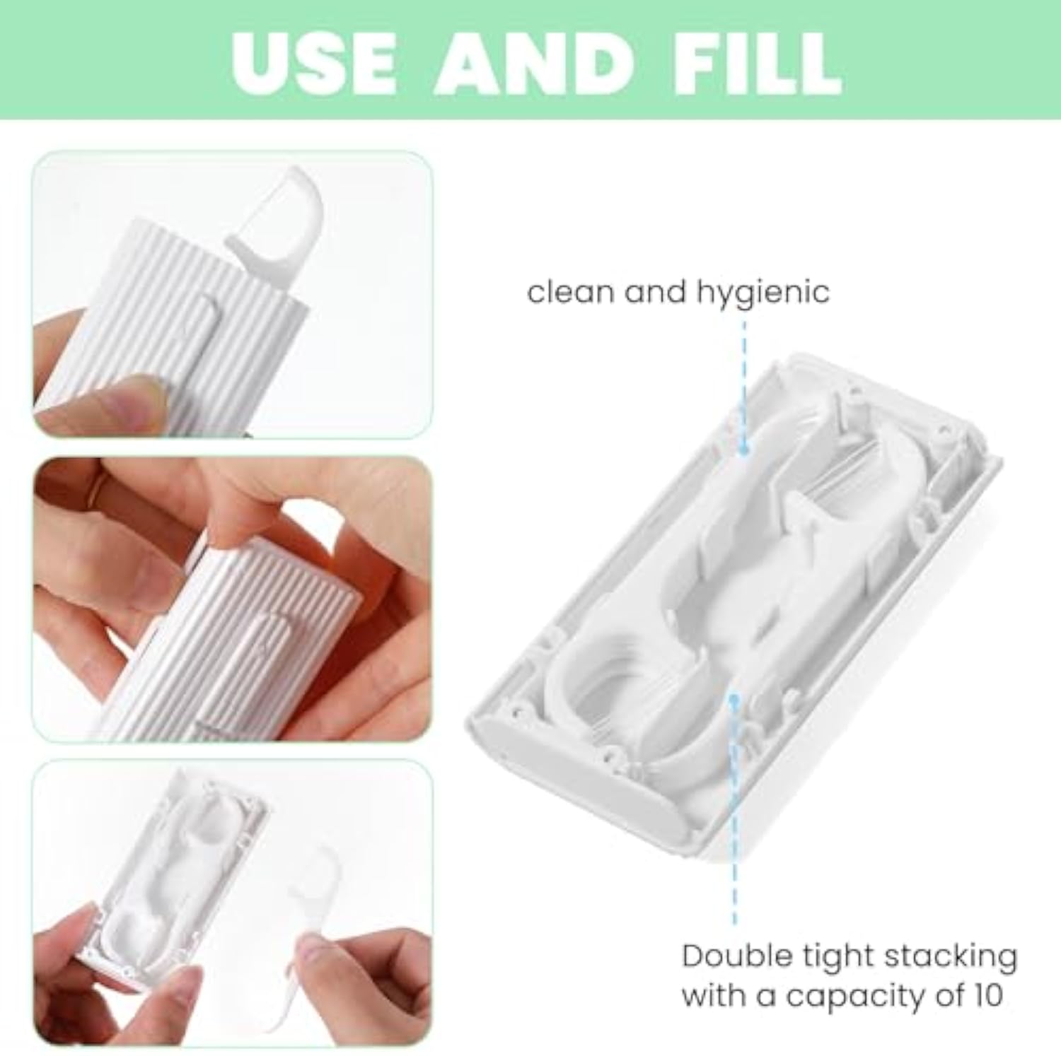 Portable Automatic Dental Flos - огляд і ціна Dental Floss Picks