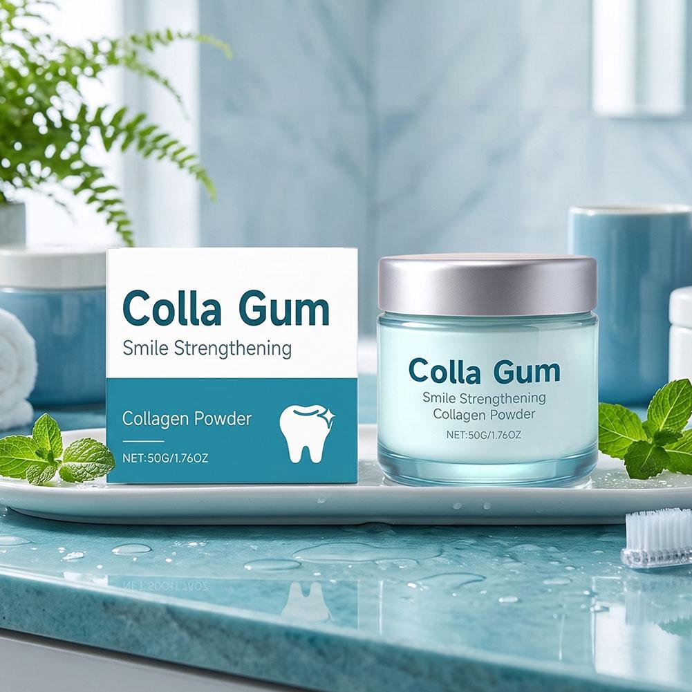 Strengthening Collagen Gum Pow - огляд і ціна Teeth Whitening Co