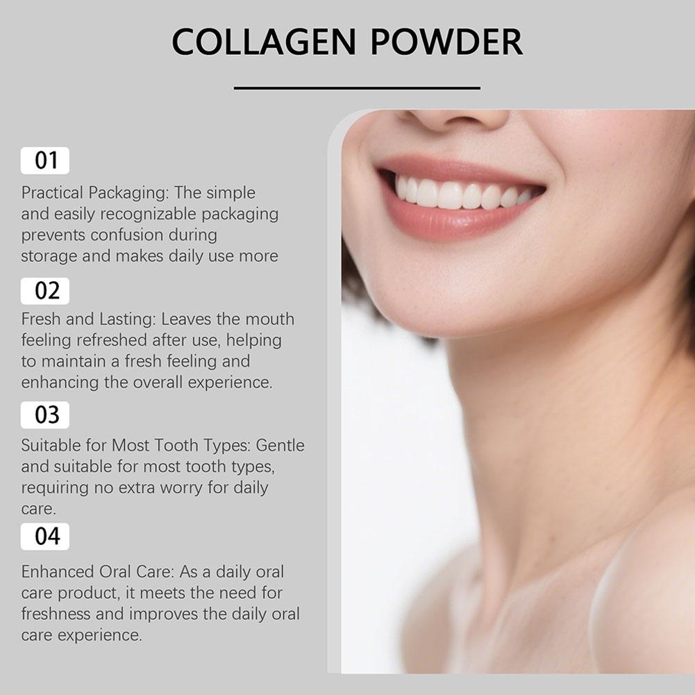 Strengthening Collagen Gum Pow - огляд і ціна Teeth Whitening Co