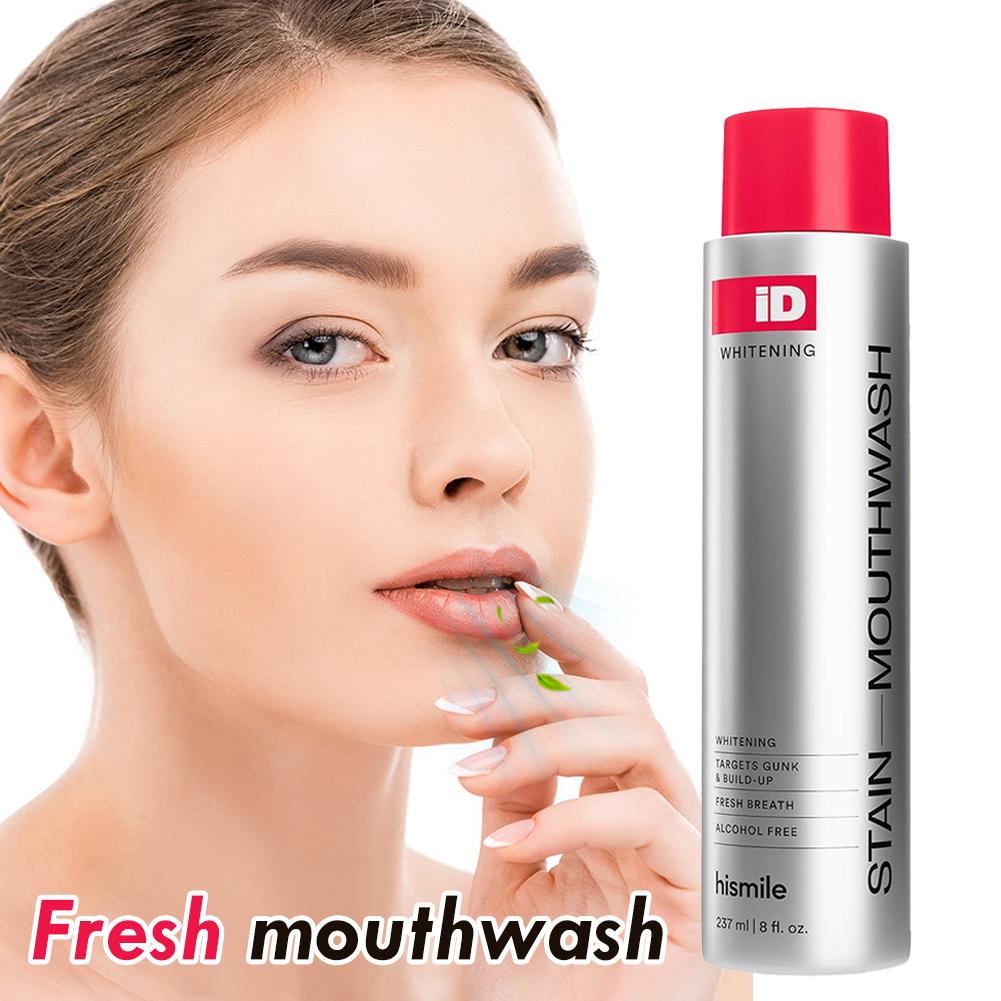 Hismile iD Alcohol Free Mouthw - огляд і ціна Whitening Mouthwash