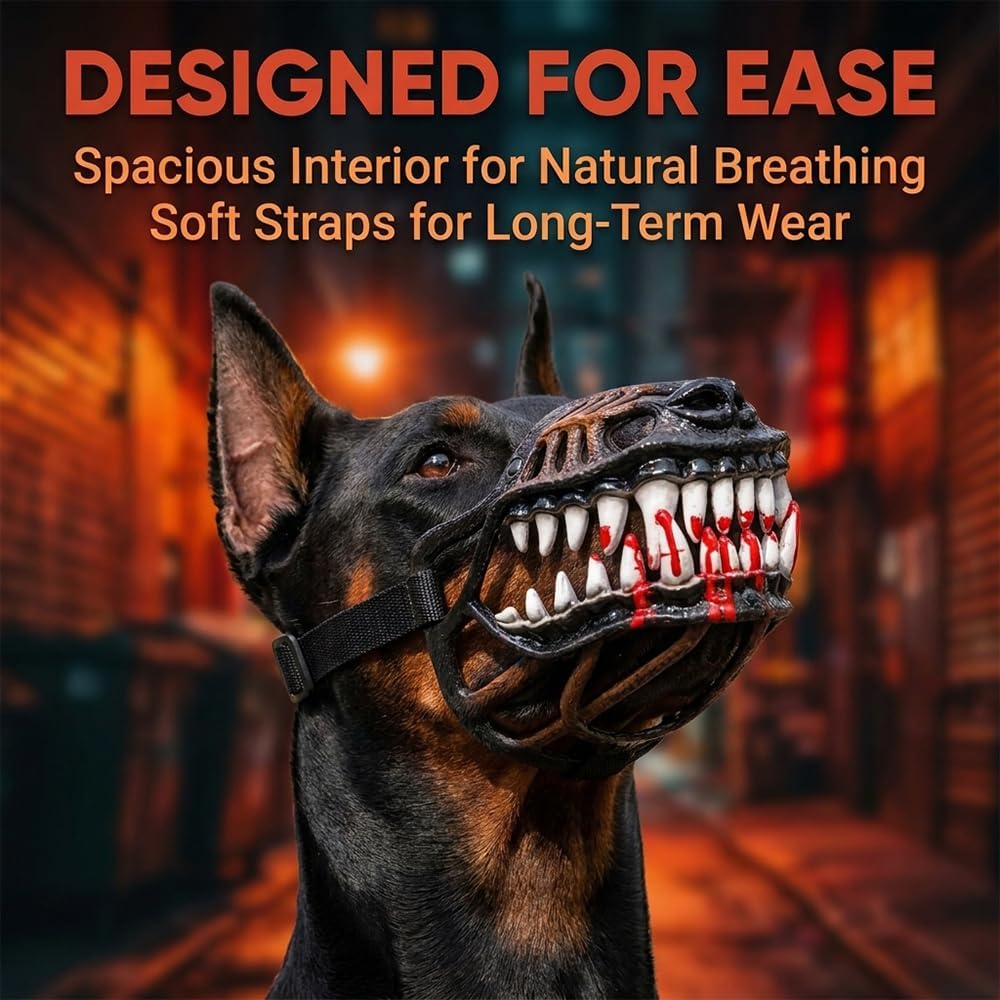 Halloween Hell Hound Monster M - огляд і ціна Teeth Whitening Mask