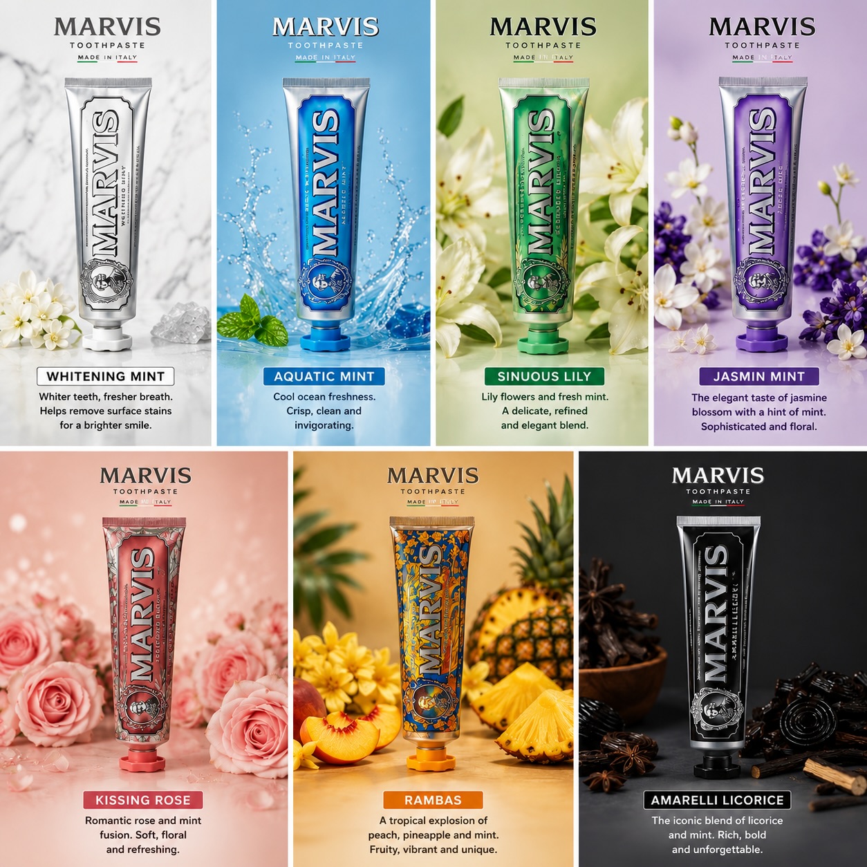 Marvis Whitening Healtmint Fre - огляд і ціна Teeth Whitening Marvis Toothpaste
