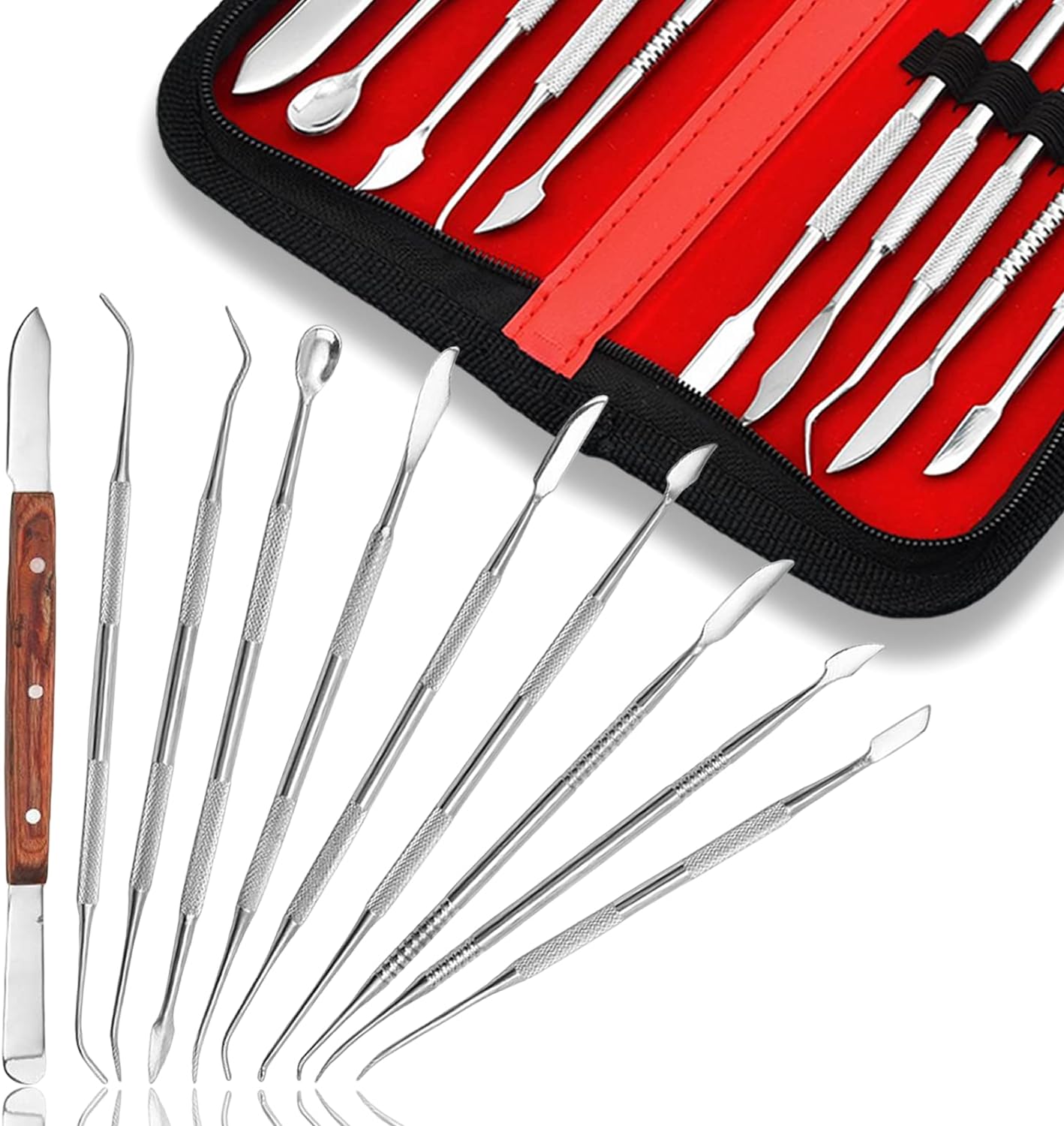10pcs Dental Wax Carving Tools - огляд і ціна Teeth Whitening Dental