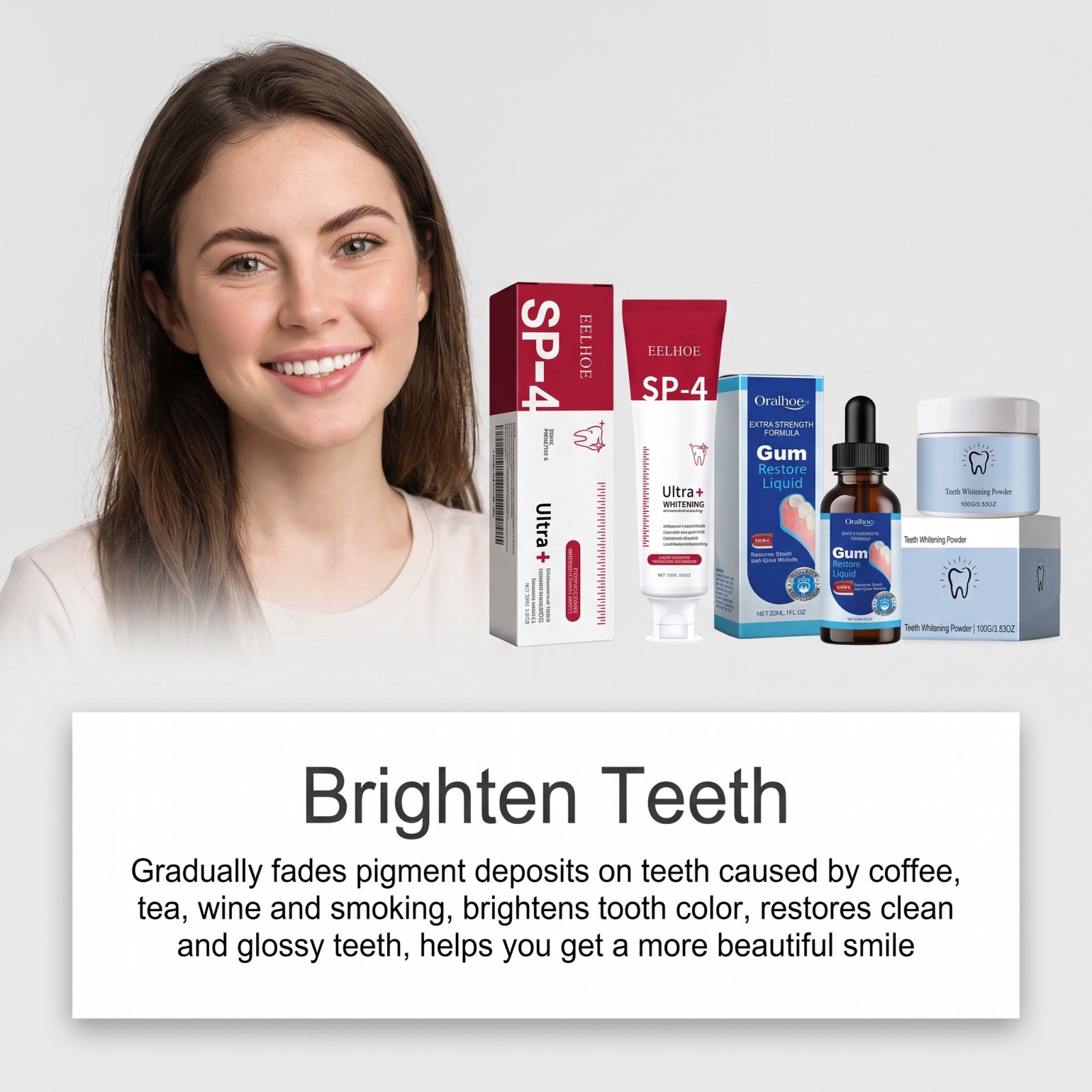 Oral Care Combo Set Whitening  - огляд і ціна Whitening Mouthwash