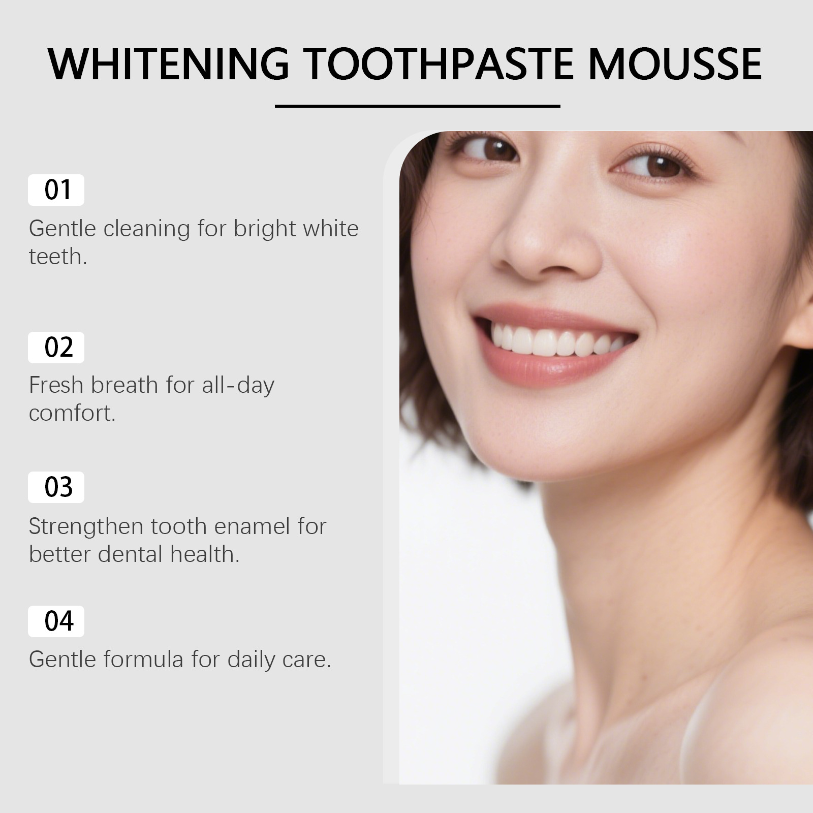 Hydroxyapatite Bright Whitenin - огляд і ціна Teeth Whitening Mousse