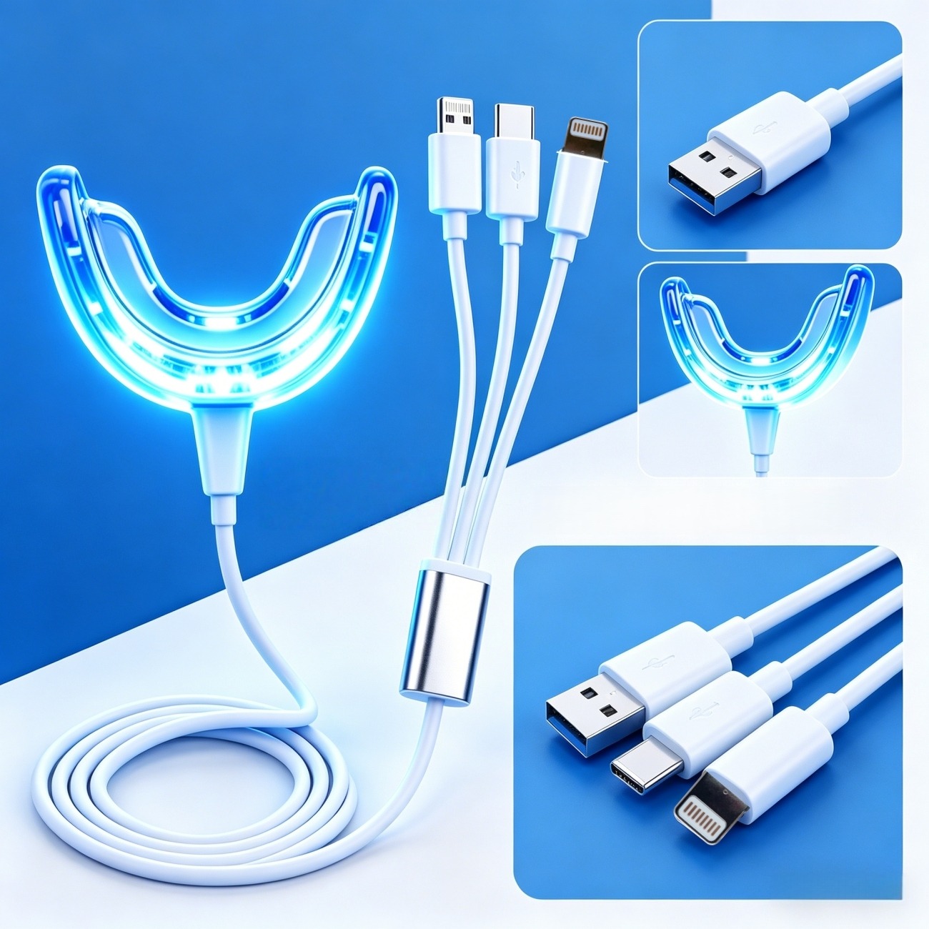 LED Portable Teeth Whitening K - огляд і ціна Teeth Whitening Led Kit
