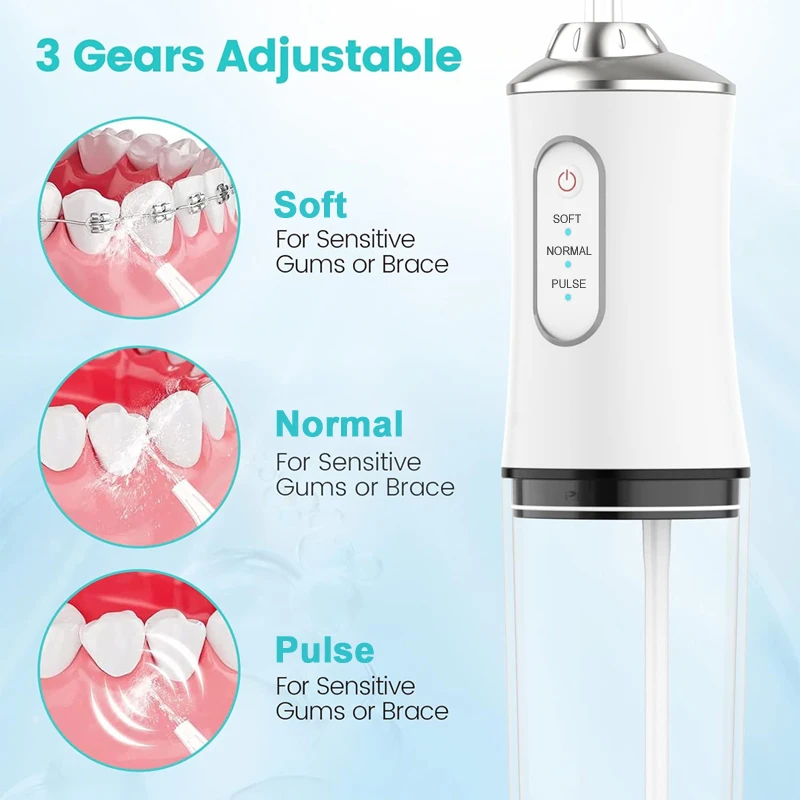 Portable Dental Water Flosser  - огляд і ціна Dental Floss Picks