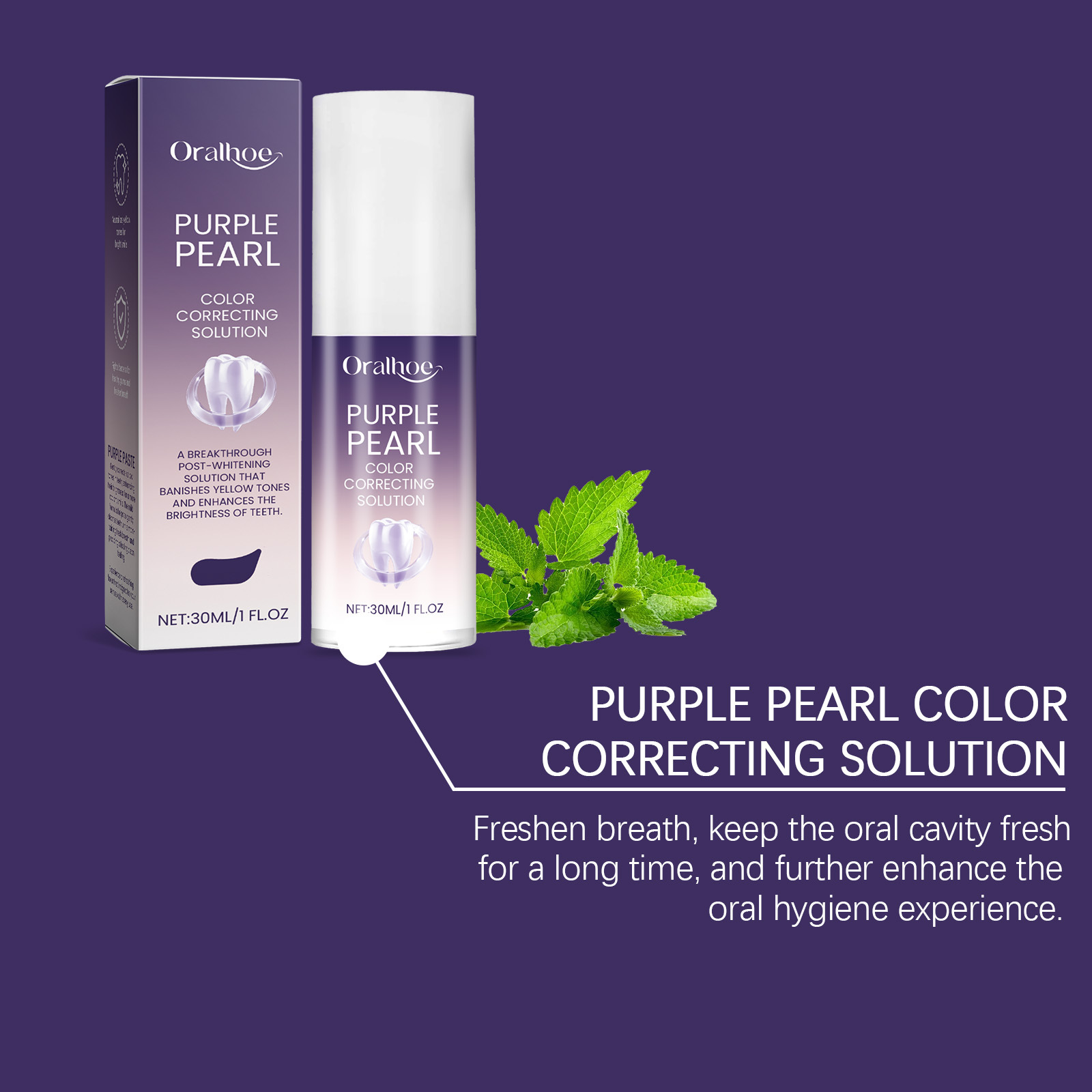 2026 New Purple Teeth Whitenin - огляд і ціна Teeth Whitening Mousse