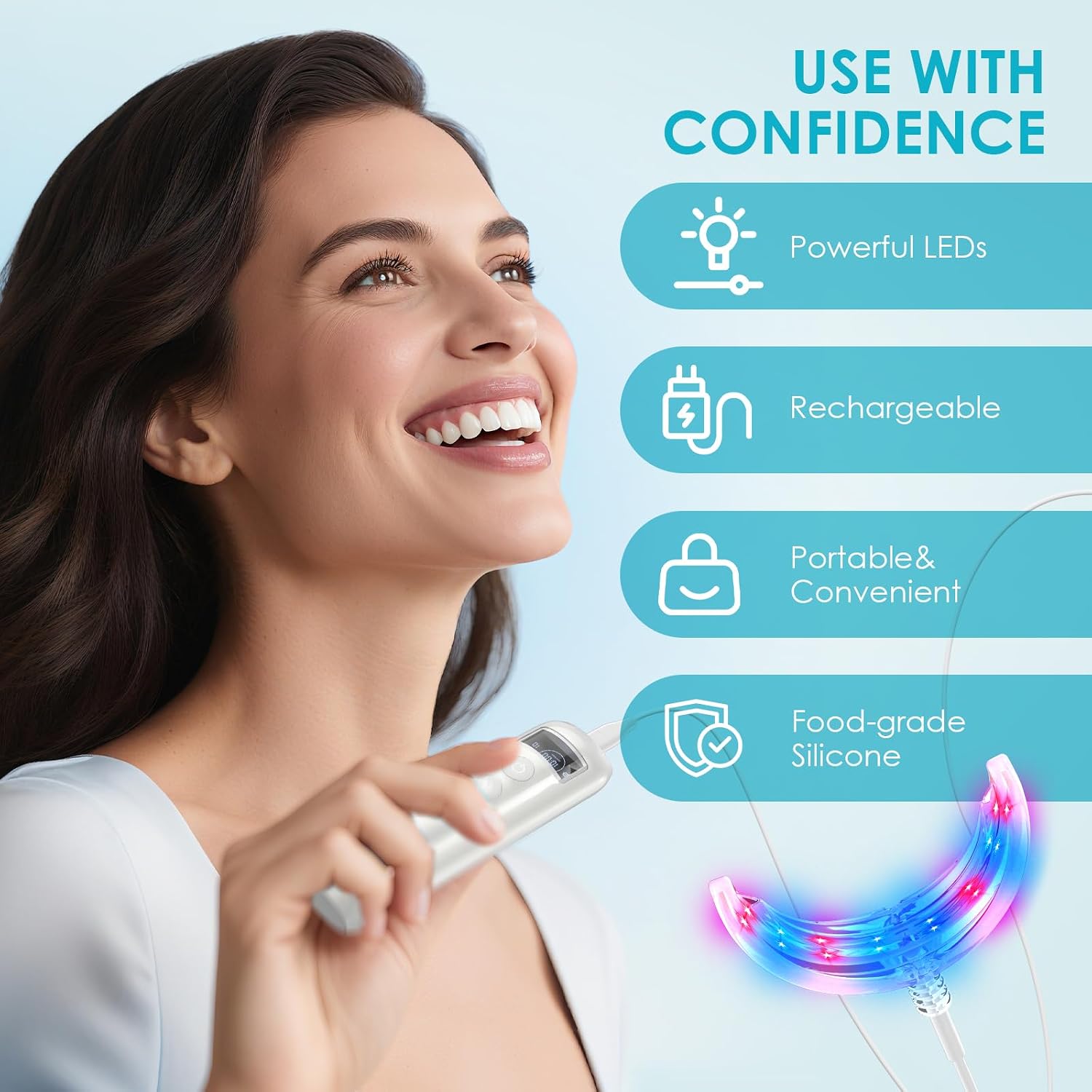 Teeth Whitening Accelerator 16 - огляд і ціна Teeth Whitening Led Kit