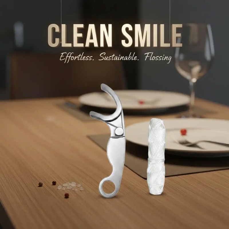 Stainless Steel Reusable Tooth - огляд і ціна Dental Floss Picks