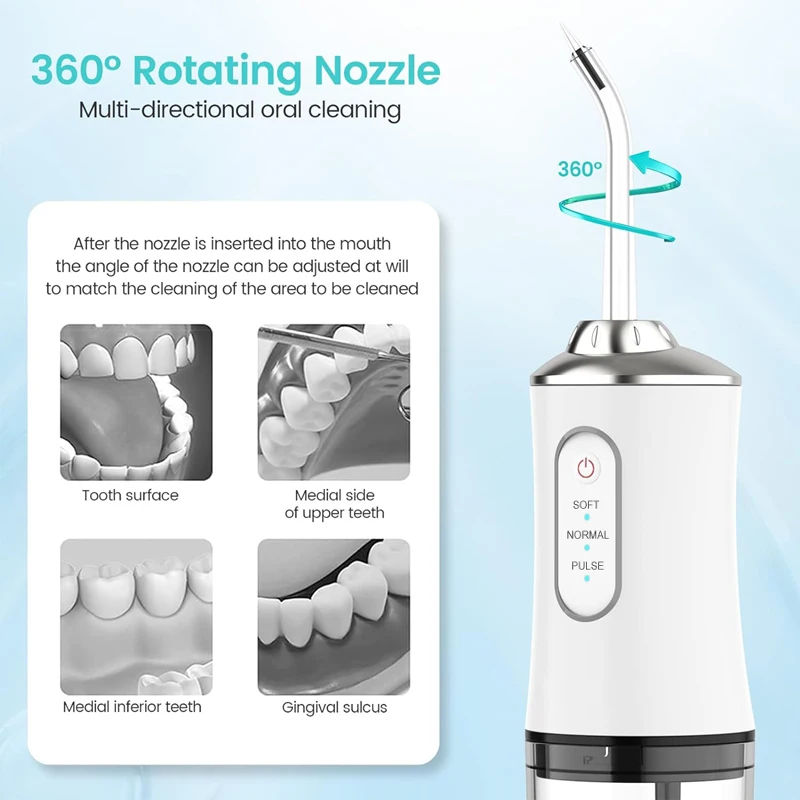 2026 Oral Irrigator Portable D - огляд і ціна Dental Floss Picks