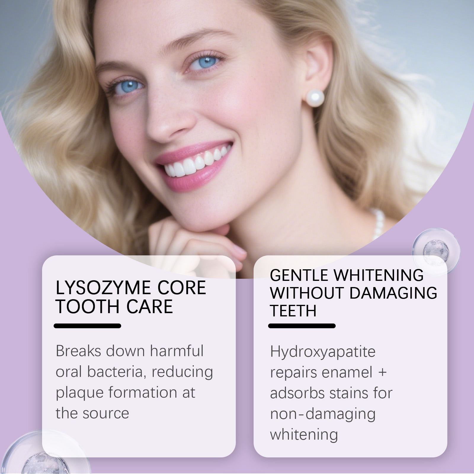 Hydroxyapatite White Teeth Mou - огляд і ціна Teeth Whitening Mousse