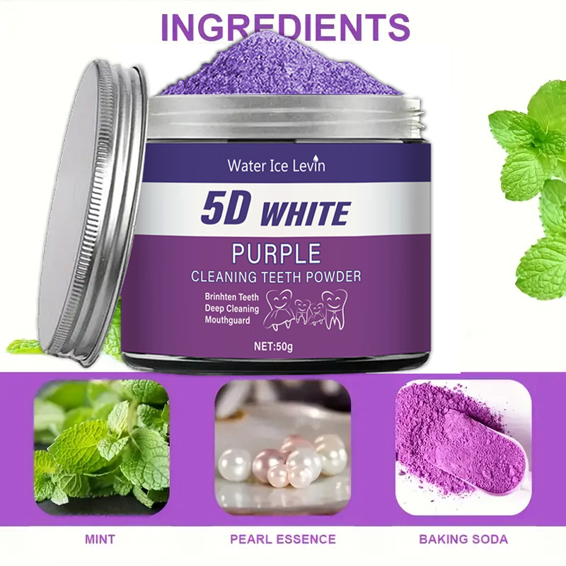 Purple Teeth Whitening Powder, - огляд і ціна Teeth Whitening Co