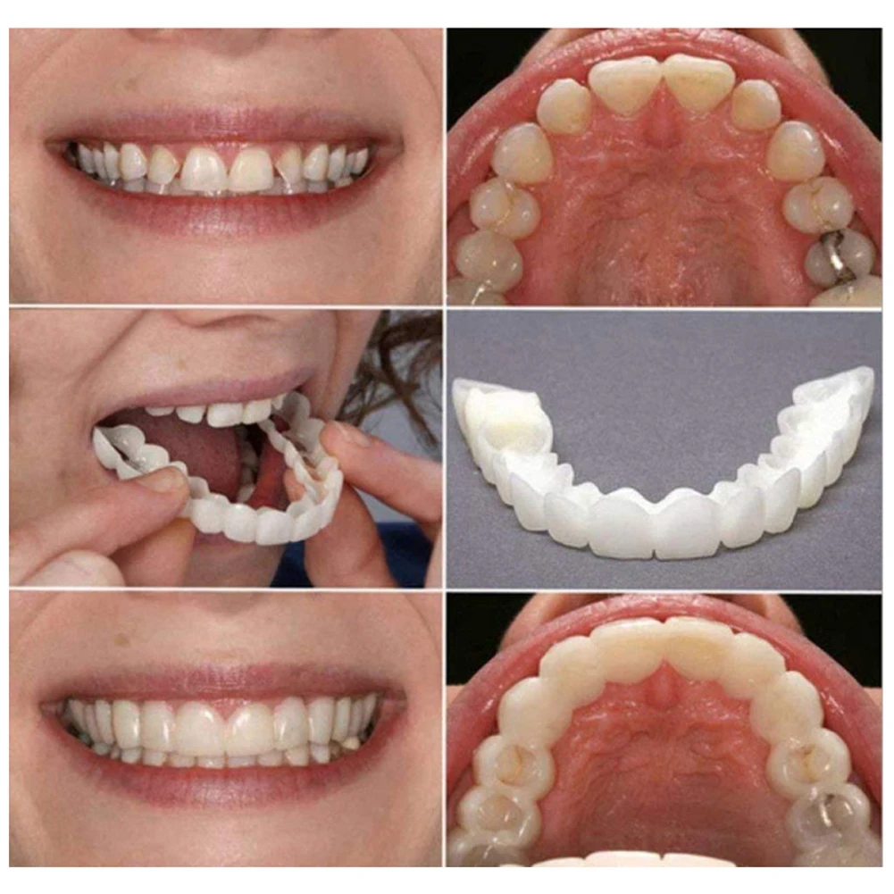 2 Pairs Dentures Teeth Denture - огляд і ціна Teeth Whitening Mask