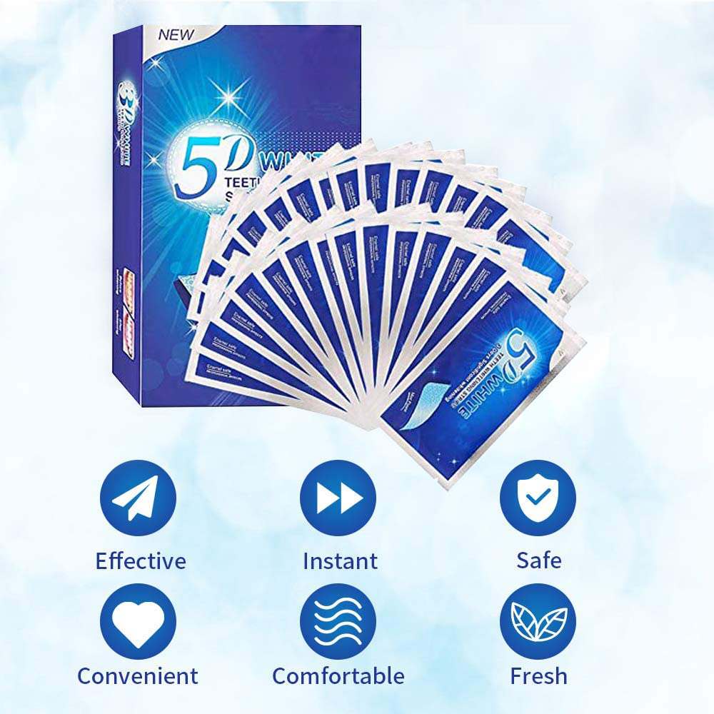 5D White Teeth Whitening Strip - огляд і ціна Whitening Mouthwash