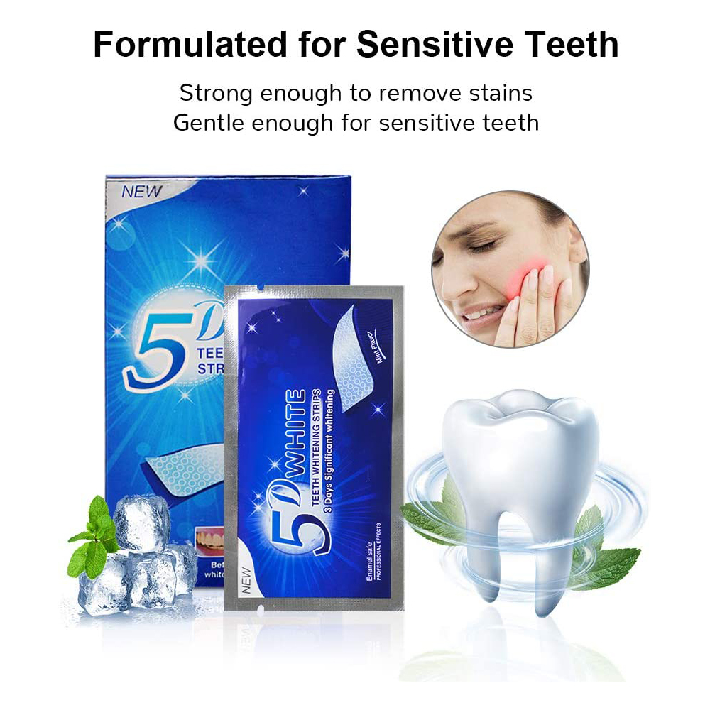 5D White Teeth Whitening Strip - огляд і ціна Whitening Mouthwash