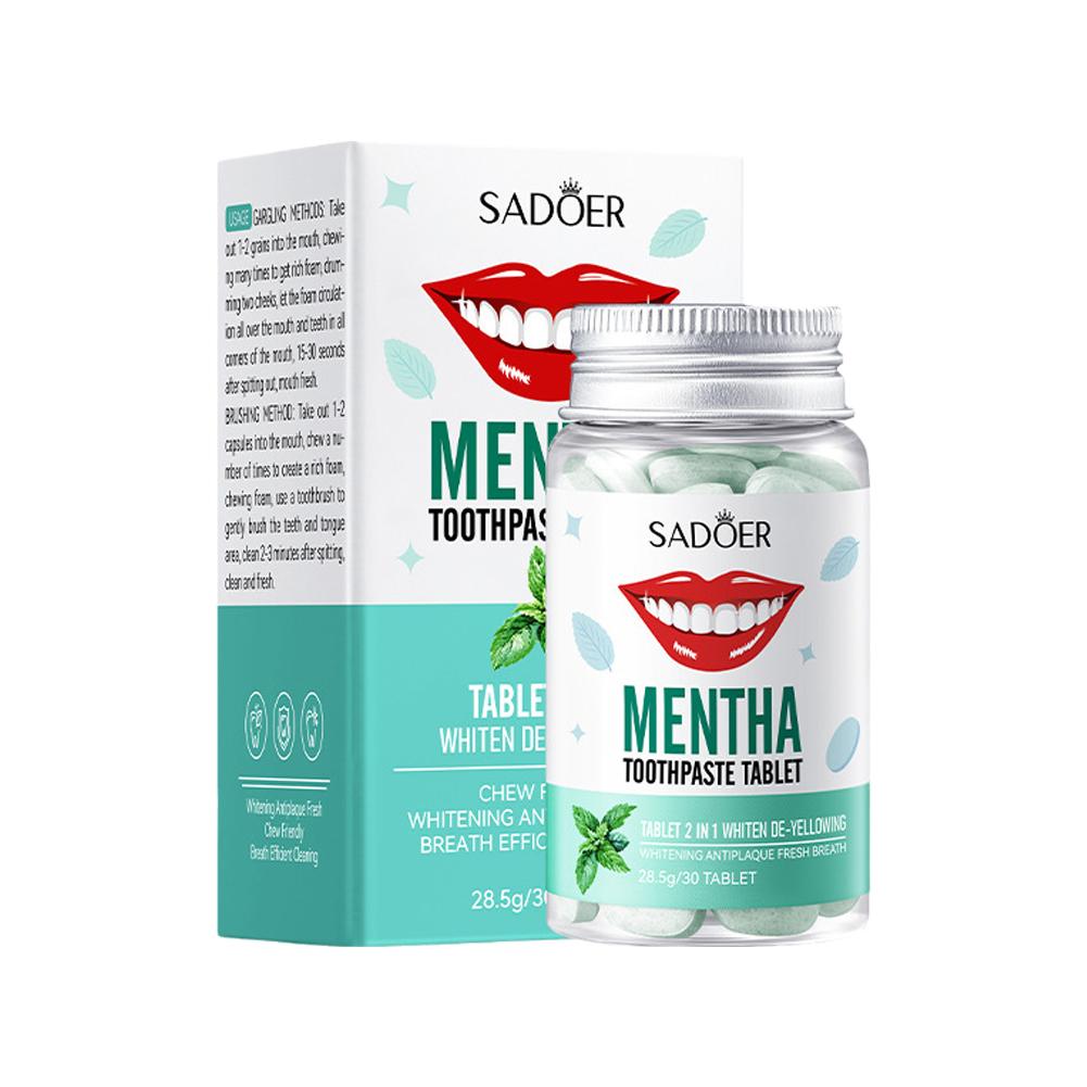 Mint Solid Toothpaste Tablets  - огляд і ціна Teeth Whitening Co